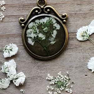 Real Flower Handcrafted Necklace